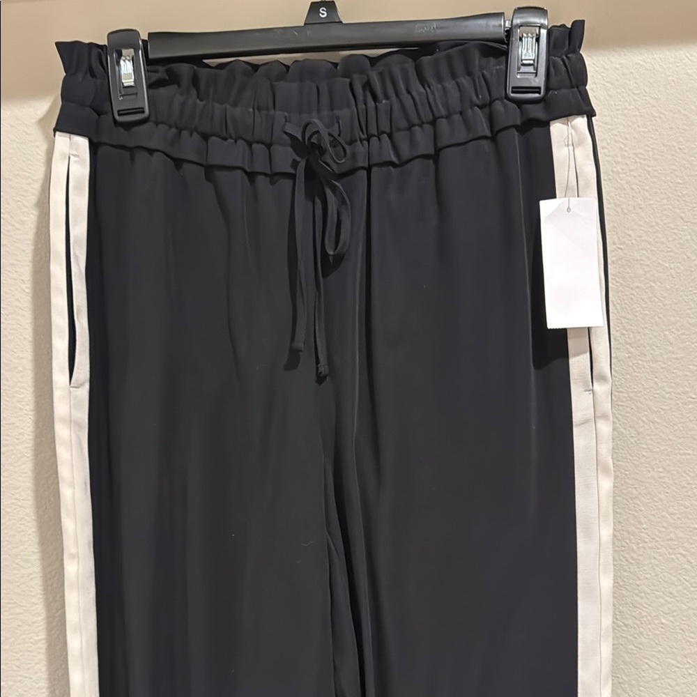 Simply Vera Black pants with Cream Stripes